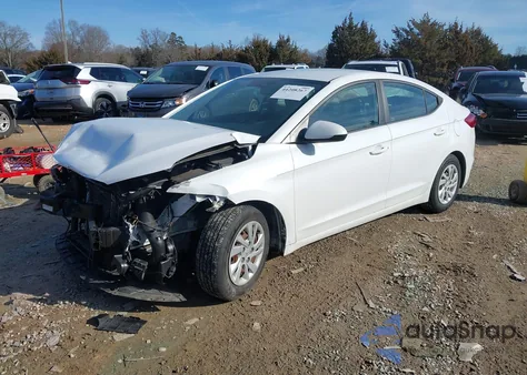 2018 Hyundai Elantra Se из США, поврежденный, VIN 5NPD74LFXJH343147